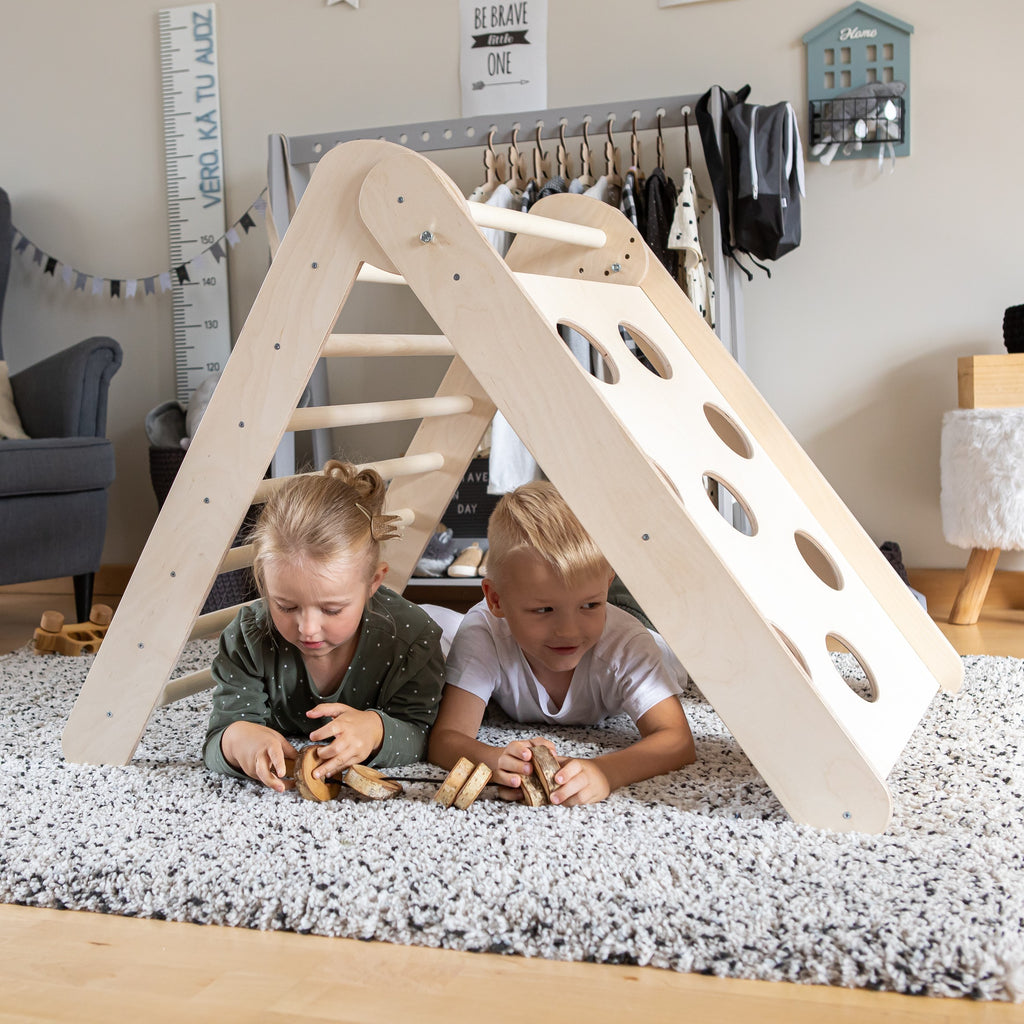 Triangle de Pikler 2 en 1 Montessori House Bed – vue 5