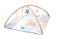 Tappeto gioco stelle 100x100 blu Karloova