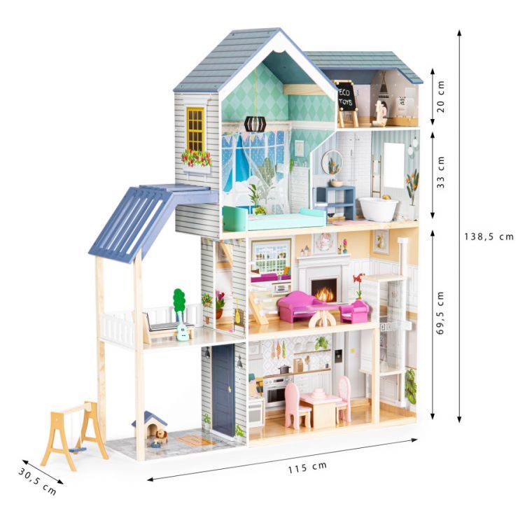 Domek dla lalek Crystal Gerardo's Toys – widok 5
