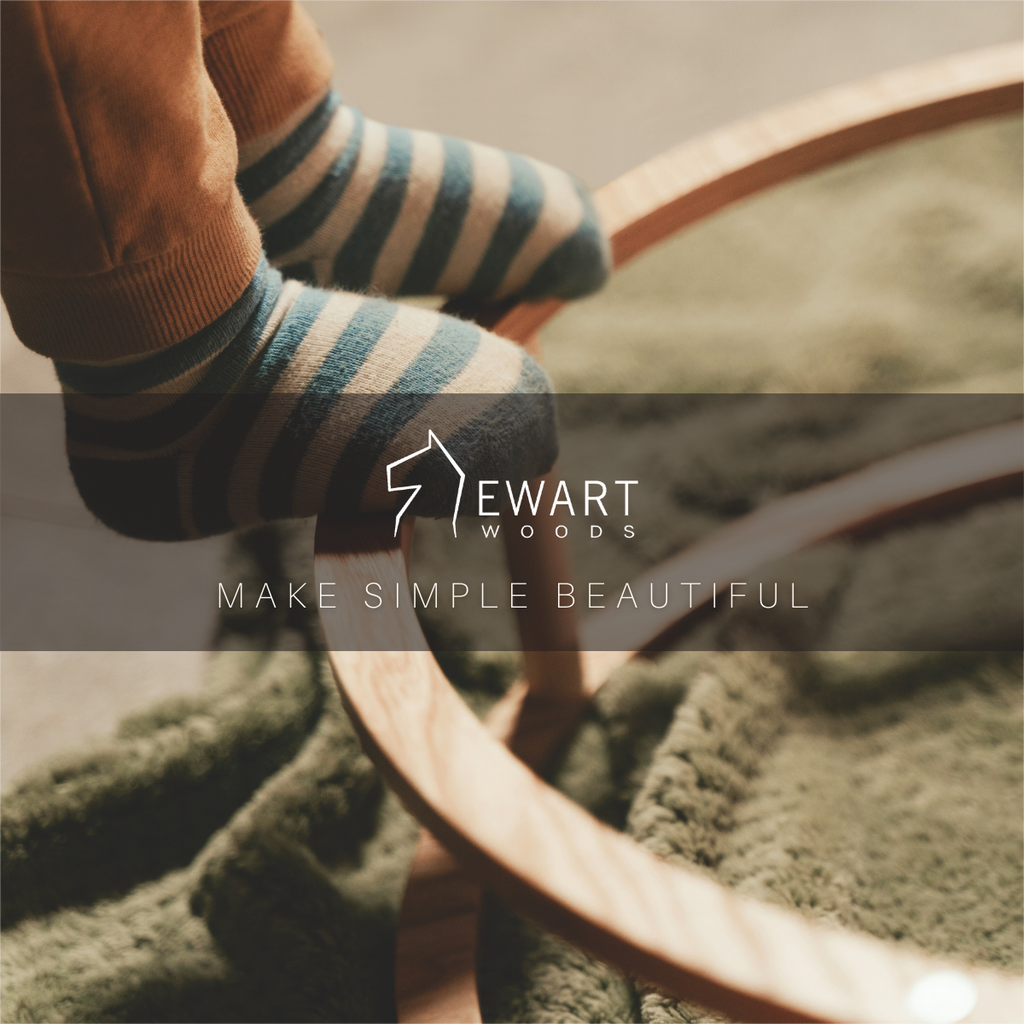 Anneaux Montessori en frêne Ewart Woods – vue 3