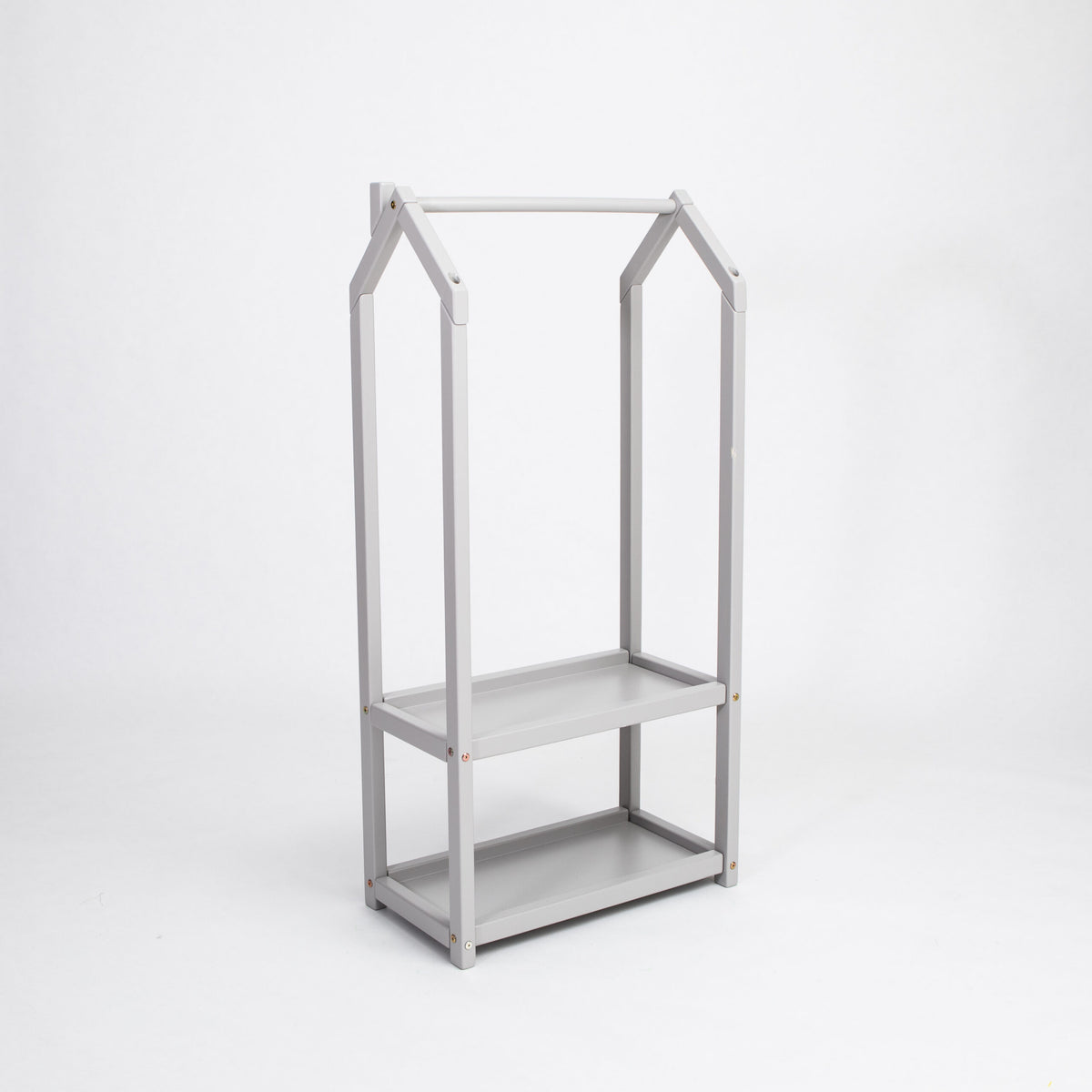 Stojak na ubrania domek ze schowkiem Montessori House Bed – widok 11