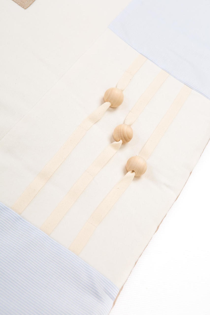 Tapis d'éveil bébé 120x120 bleu Karloova – vue 5