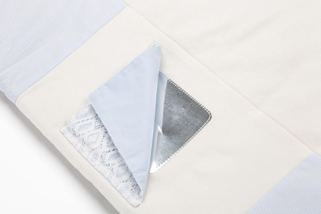 Tapis d'éveil bébé 120x120 bleu Karloova – vue 2