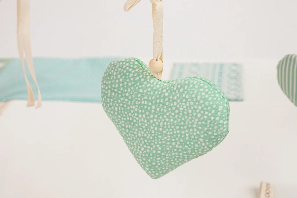 Tapis d'éveil bébé 120x120 vert menthe Karloova – vue 9