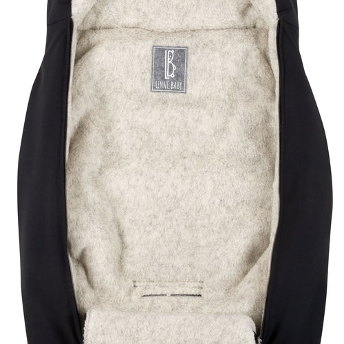 Saco de invierno negro Lenne – vista 2