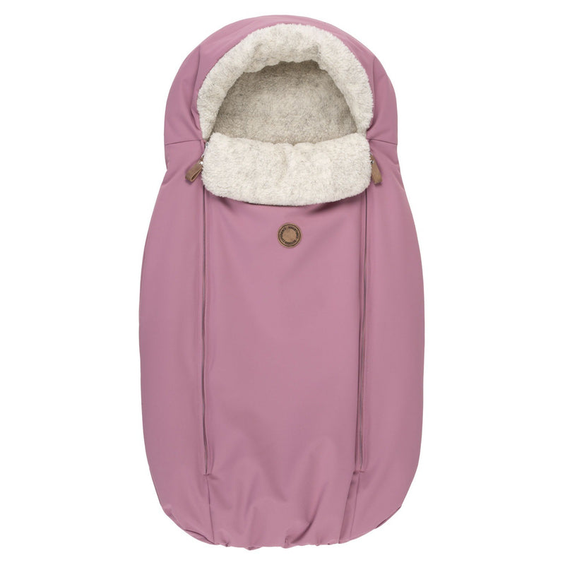 Wintervoetenzak voor baby's Lenne met bontvoering, lila