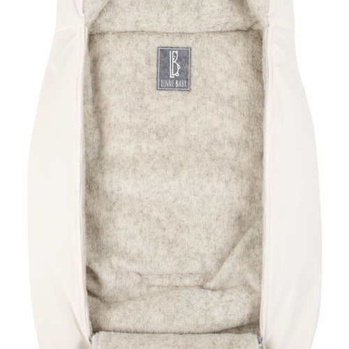 Saco de invierno blanco Lenne – vista 2