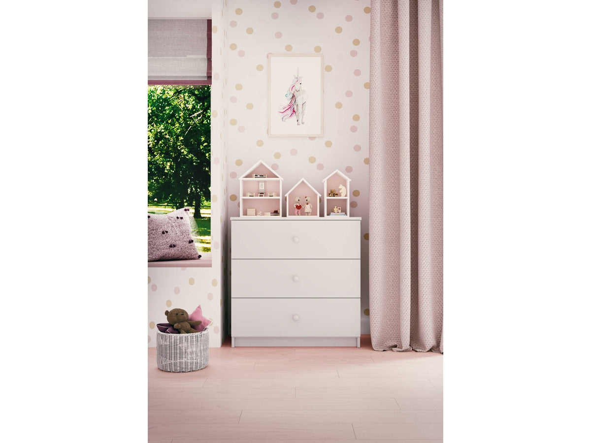 Commode enfant Babydreams 3 tiroirs Kocot Kids – vue 4
