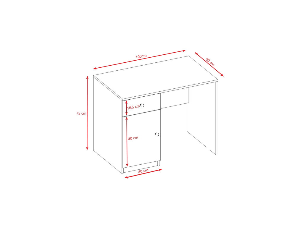 Bureau enfant Babydreams blanc Kocot Kids – vue 4