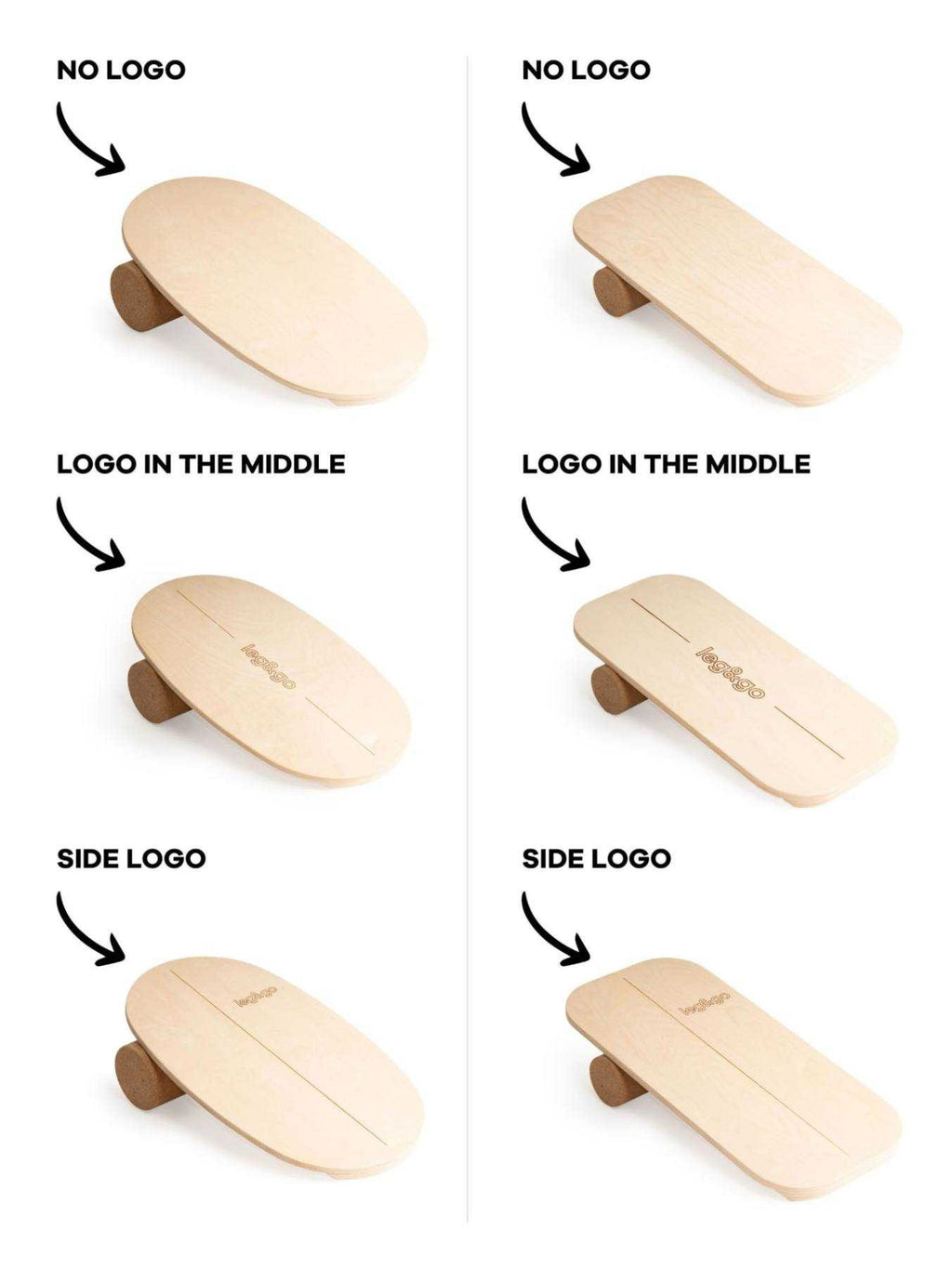 Planche d'équilibre arrondie sans logo leg&go – vue 3