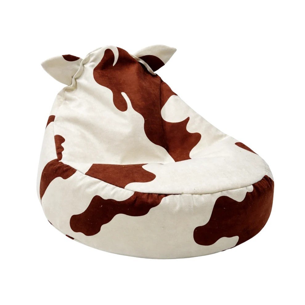 Pouf poire enfant Sako Bag motif vache bees&blooms