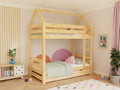 Etagenbett ALPY in Hausform mit Leiter Benlemi