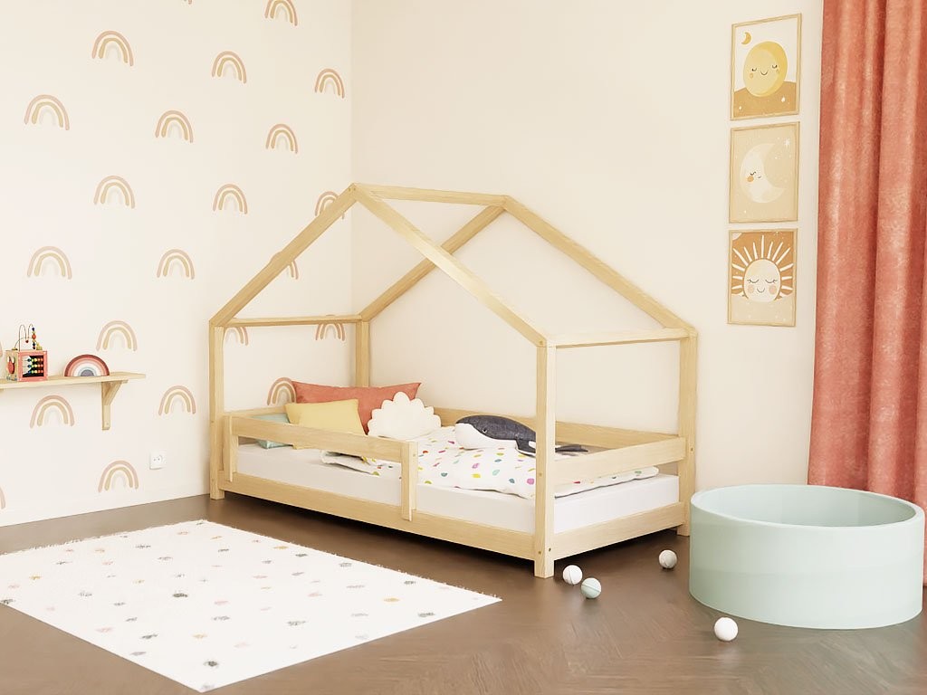 Cama casita baja LUCKY 120–140 cm Benlemi
