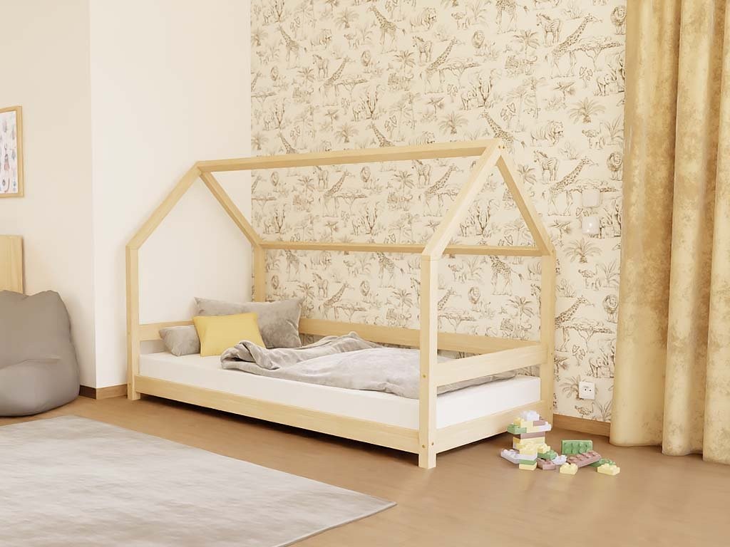 Letto casetta basso LUCKY 80 cm Benlemi – vista 2
