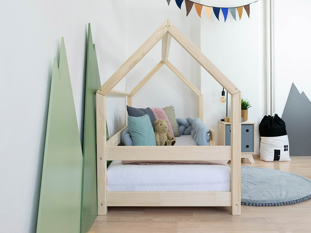 Lit cabane bas LUCKY 90 cm Benlemi – vue 5