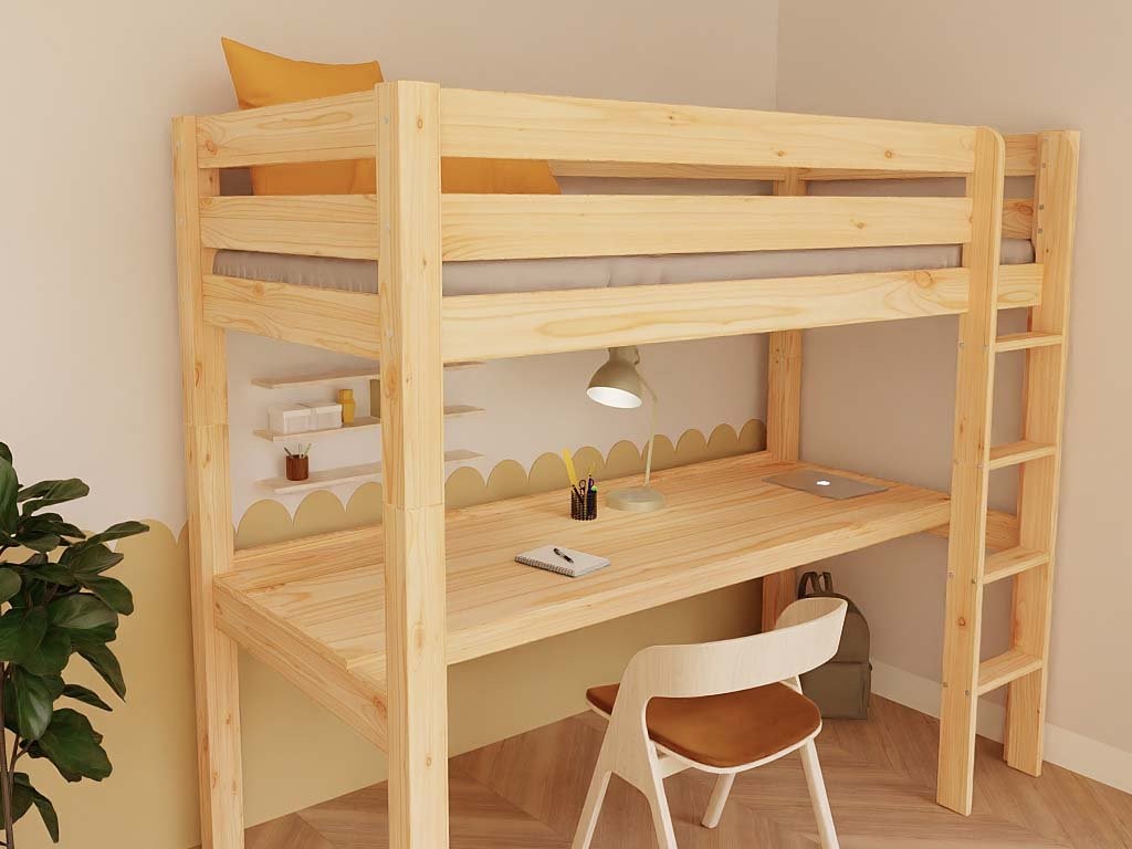 Hoogslaper MAKALU met bureau Benlemi – weergave 6