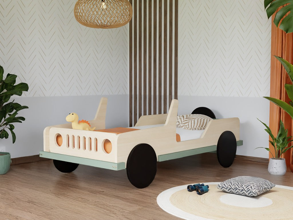 Lit voiture Jeep SAFARI Benlemi – vue 2