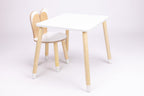 Table et chaise enfant Family-scl Lapin en bouleau