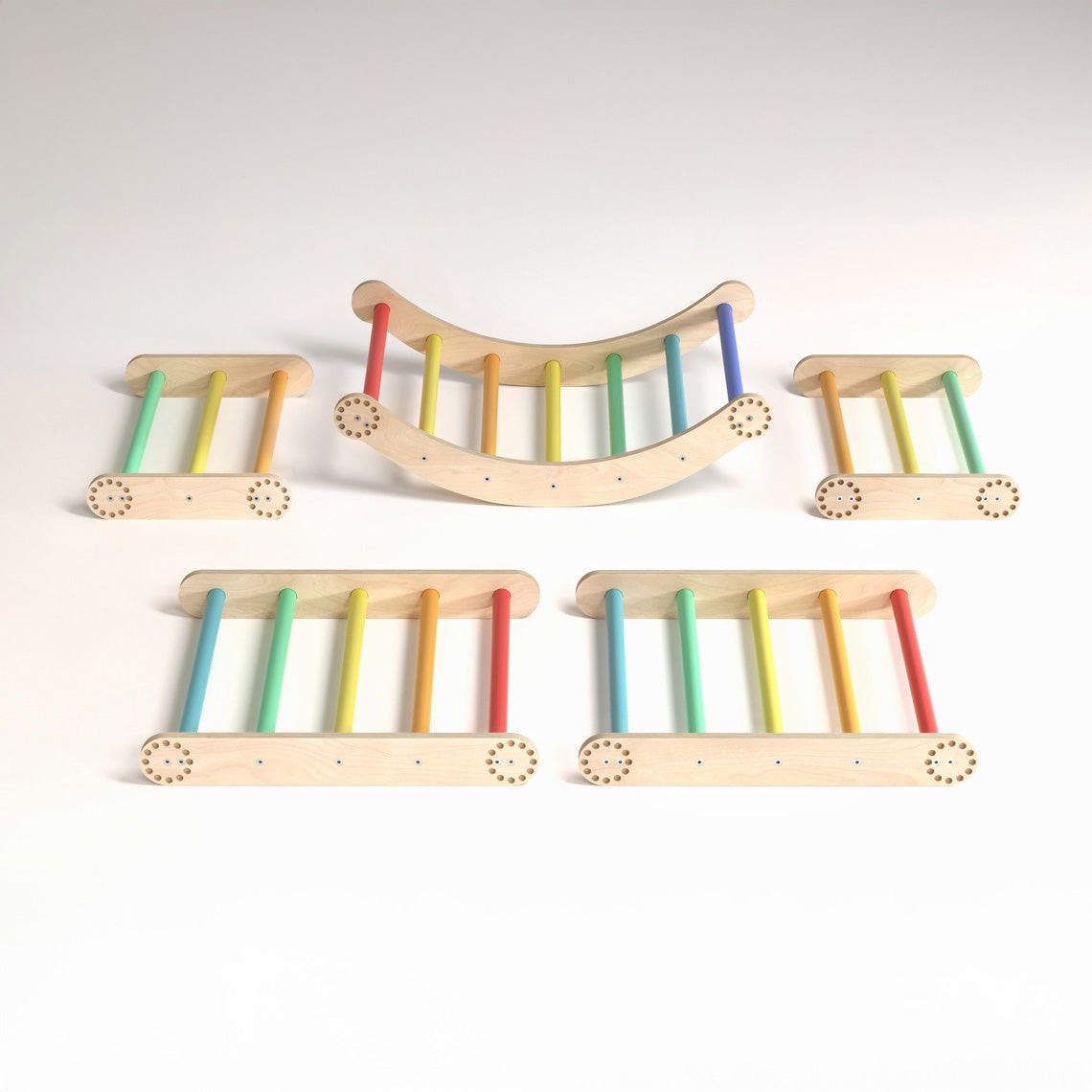 Structure d'escalade modulable BusyKids Flexi, set L