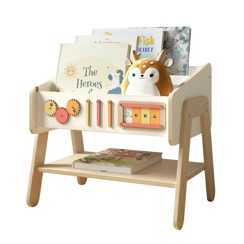 Bibliothèque frontale BusyKids LILU 3 en 1, chaise et chevet