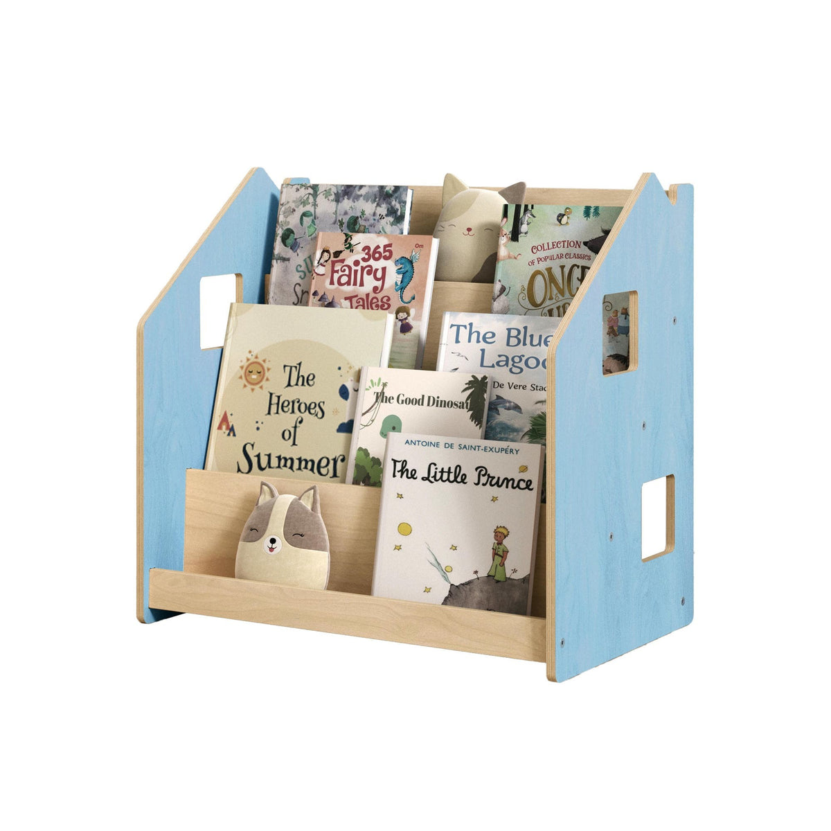 Bibliothèque frontale Montessori BusyKids, pastel