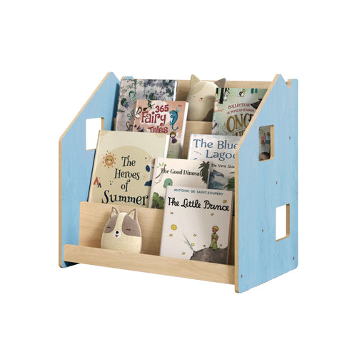 Bibliothèque frontale Montessori BusyKids, pastel