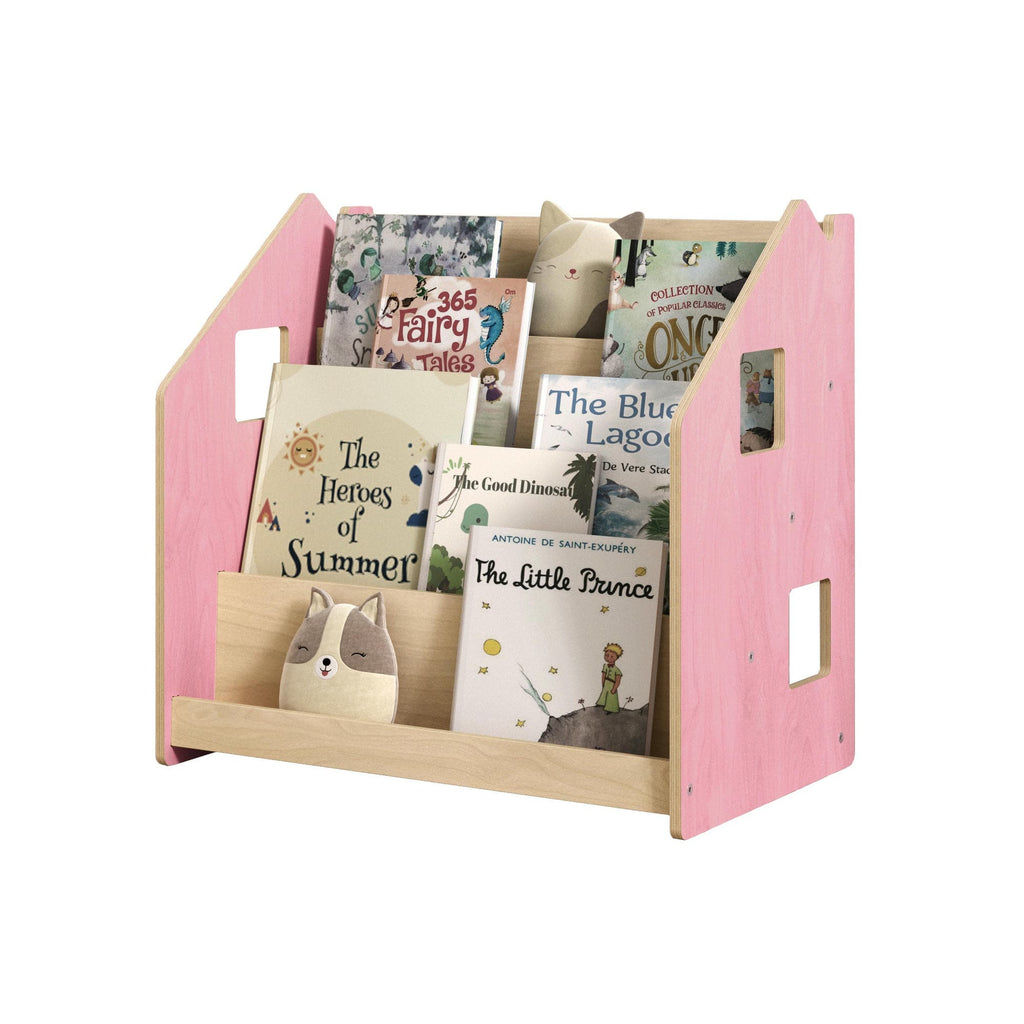 Bibliothèque frontale Montessori BusyKids, pastel