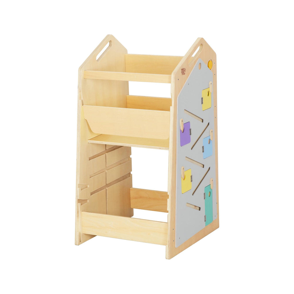 Tour d'observation BusyKids Play XL avec table et chaise, vanille