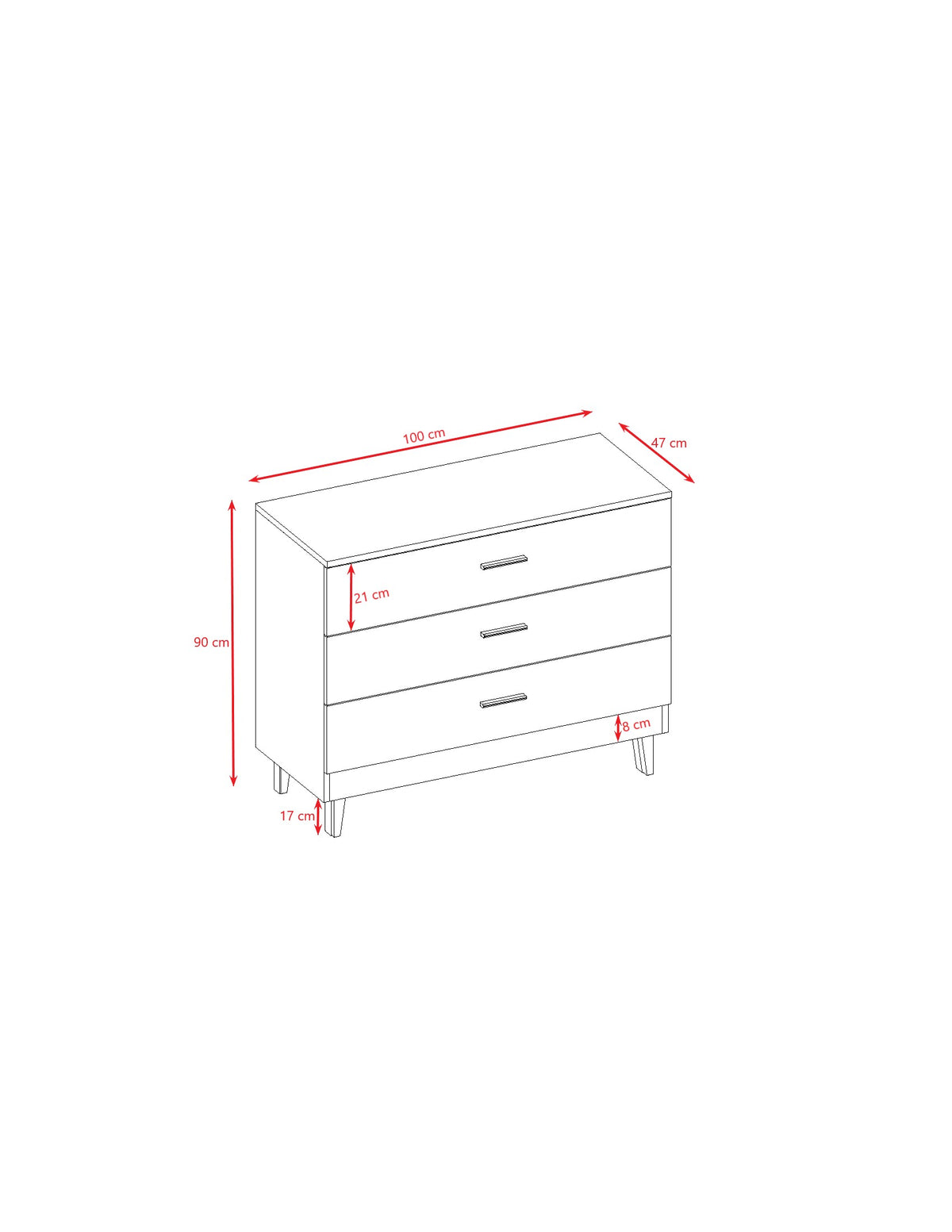 Commode enfant Kubi blanche Kocot Kids – vue 9