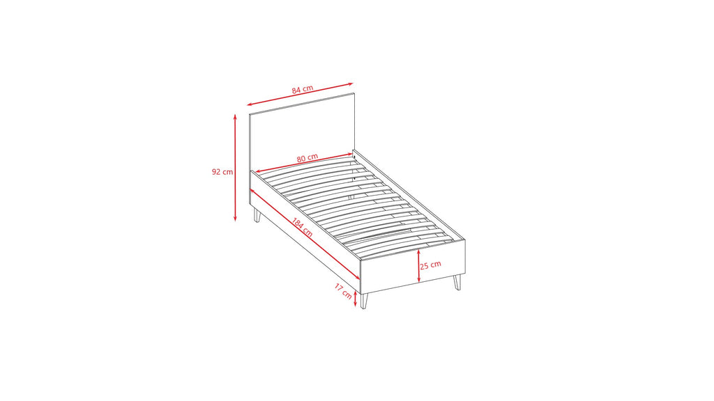 Lit enfant Kubi blanc Kocot Kids – vue 8