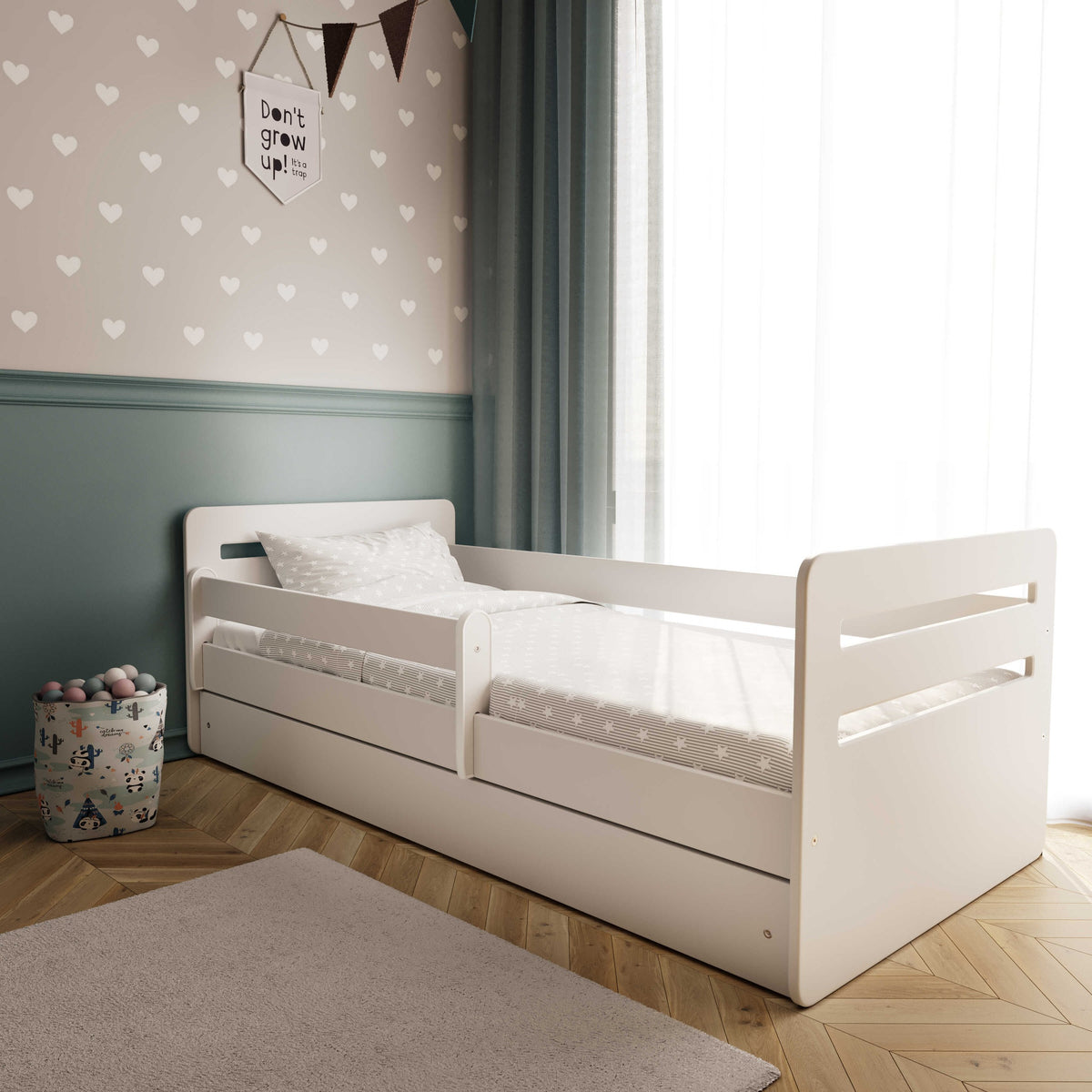Lit enfant Tomi blanc Kocot Kids – vue 2