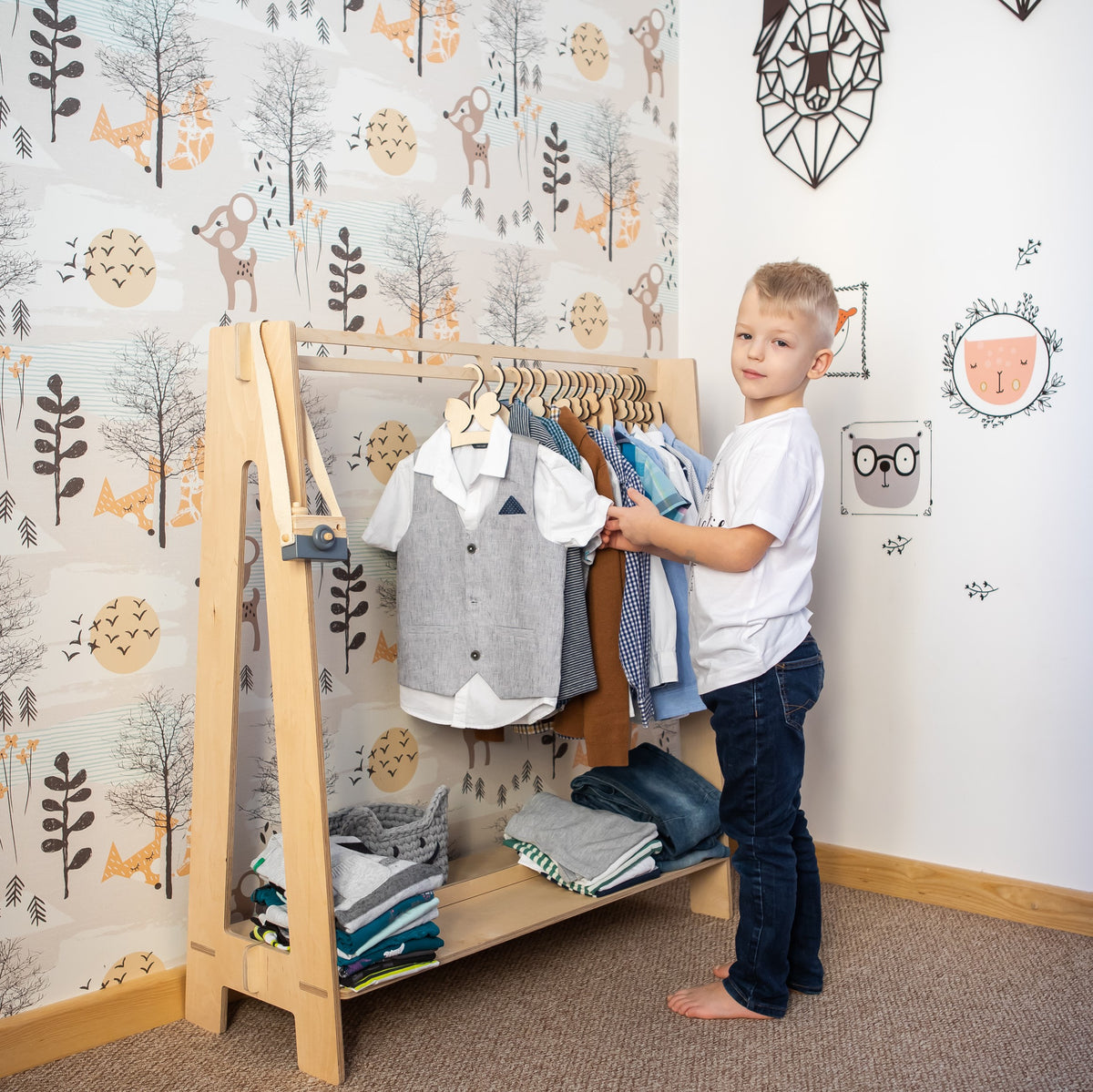 Portant enfant version 1 Montessori House Bed – vue 12