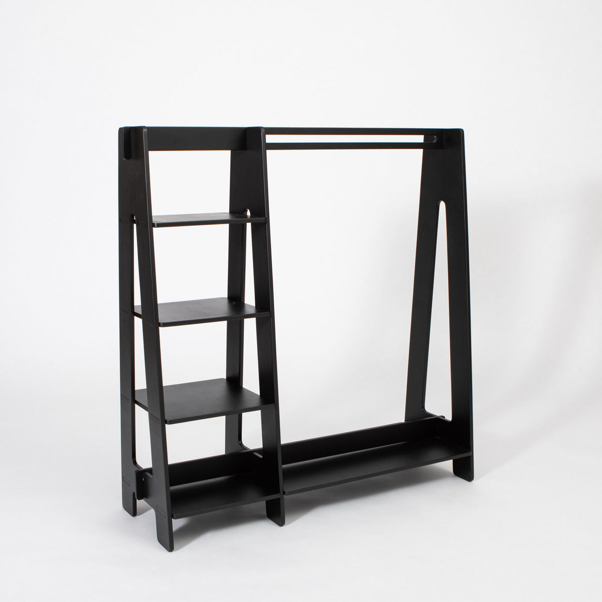 Appendiabiti per bambini con ripiani Montessori House Bed – vista 6