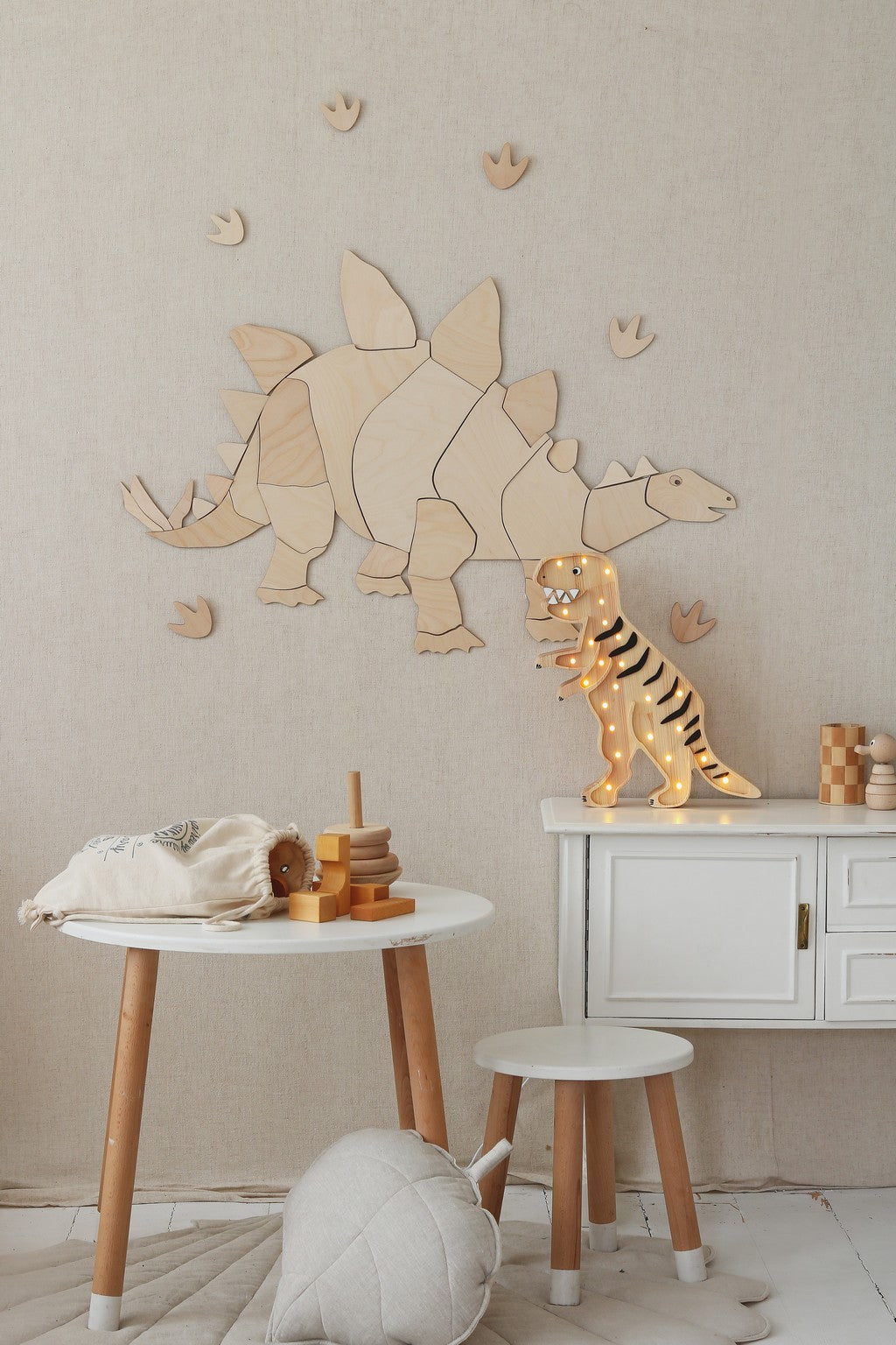 Decorazione murale Stegosauro Cut It Now – vista 4