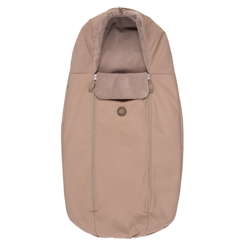 Donzen voetenzak bruin en beige Lenne