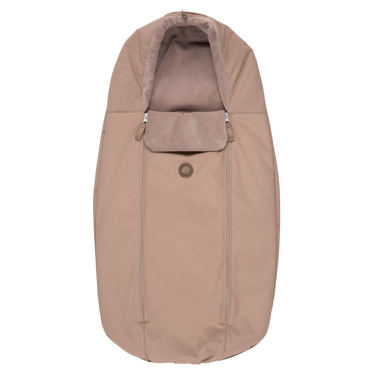 Daunen-Fußsack Braun und Beige Lenne