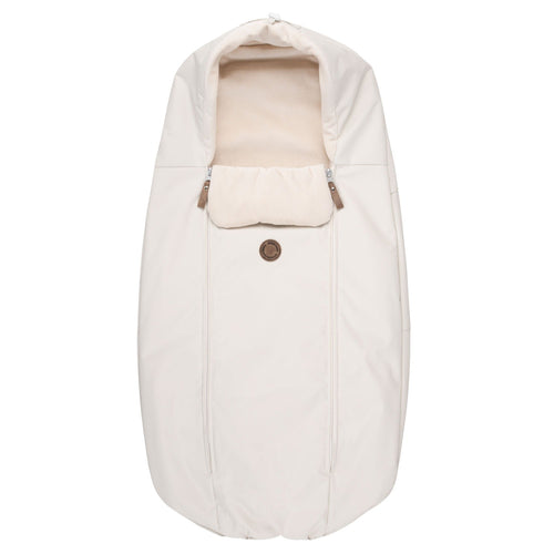 Daunen-Fußsack Weiß und Beige Lenne