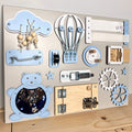 Mała tablica manipulacyjna z drzwiczkami 30×40 cm BusyBunnyToys