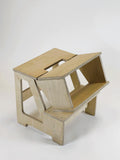 Chaise marchepied pliable Family-scl en bois massif