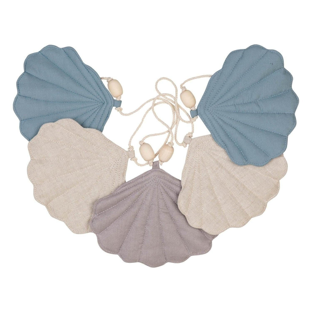 Guirlande coquillages Dusty Blue moi mili – vue 3