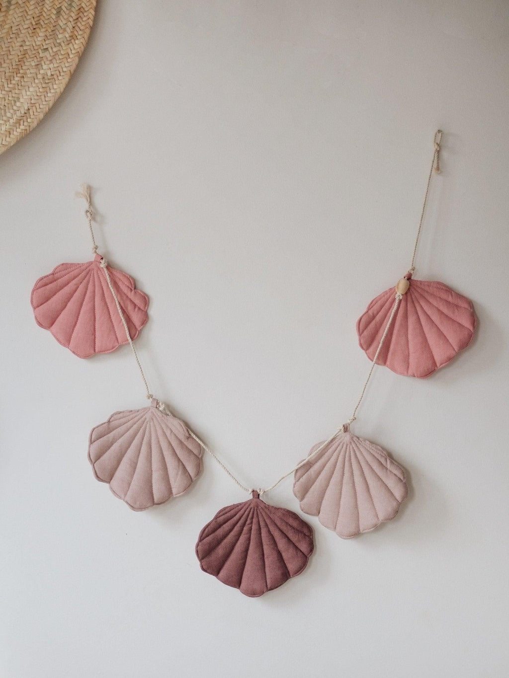 Guirlande coquillages Powder Pink moi mili