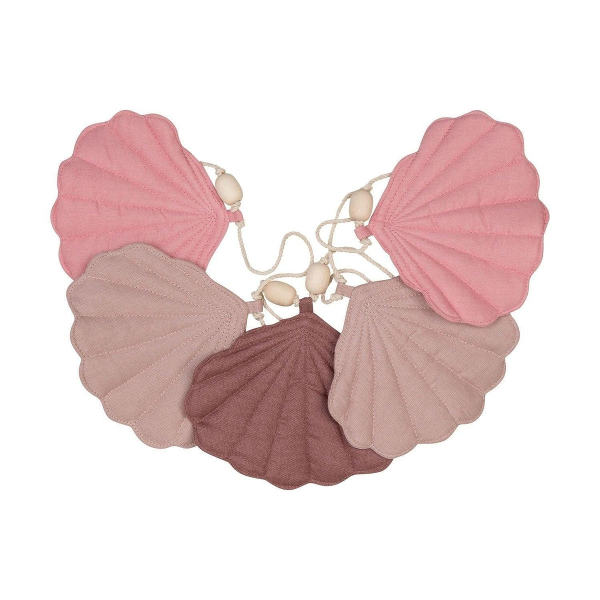 Guirlande coquillages Powder Pink moi mili – vue 4