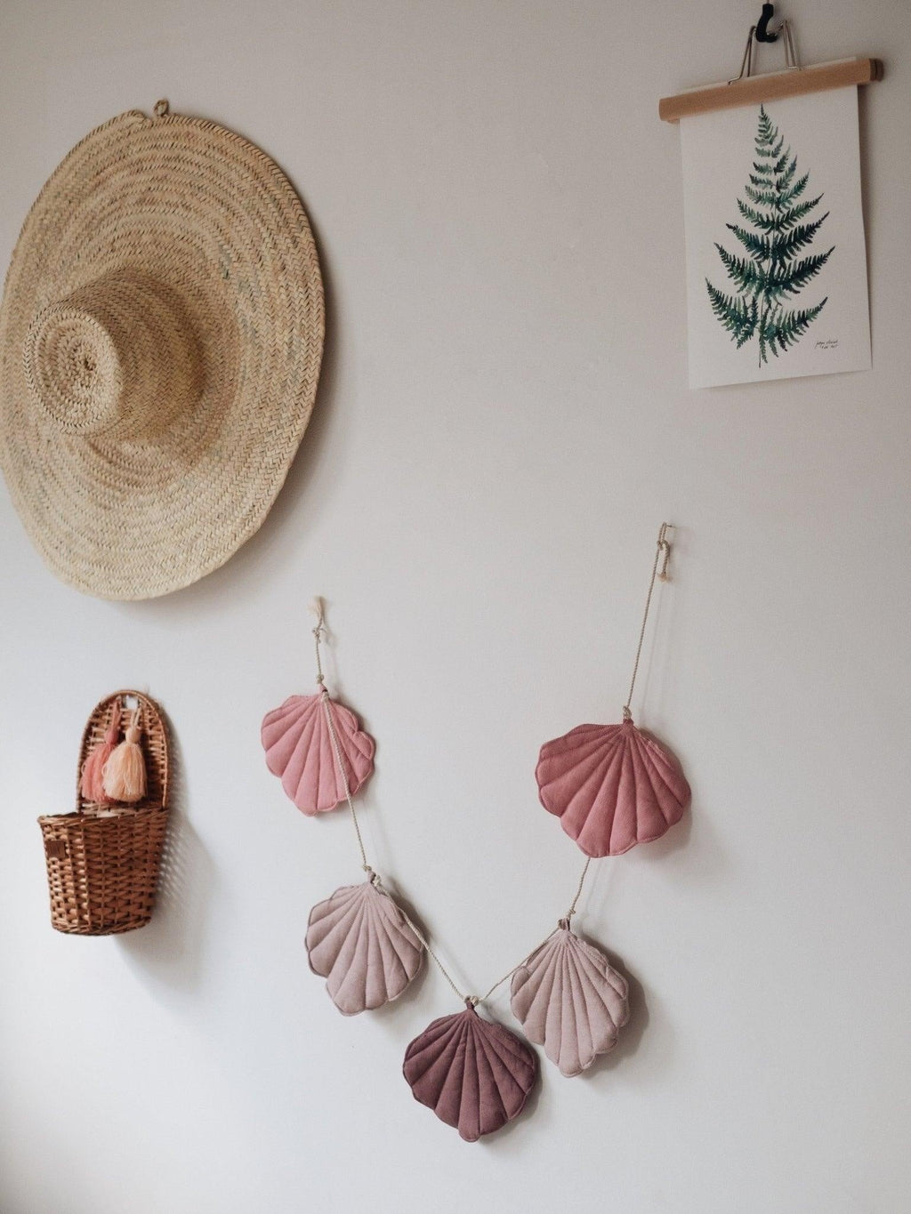 Guirlande coquillages Powder Pink moi mili – vue 2
