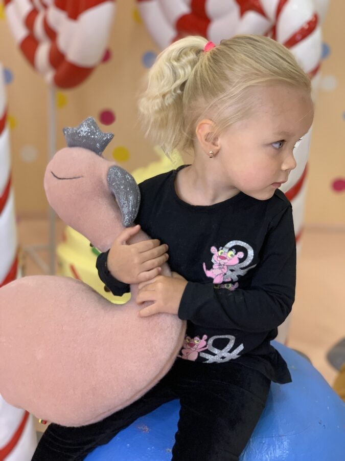 Peluche fenicottero Kai aš mažas buvau – vista 2