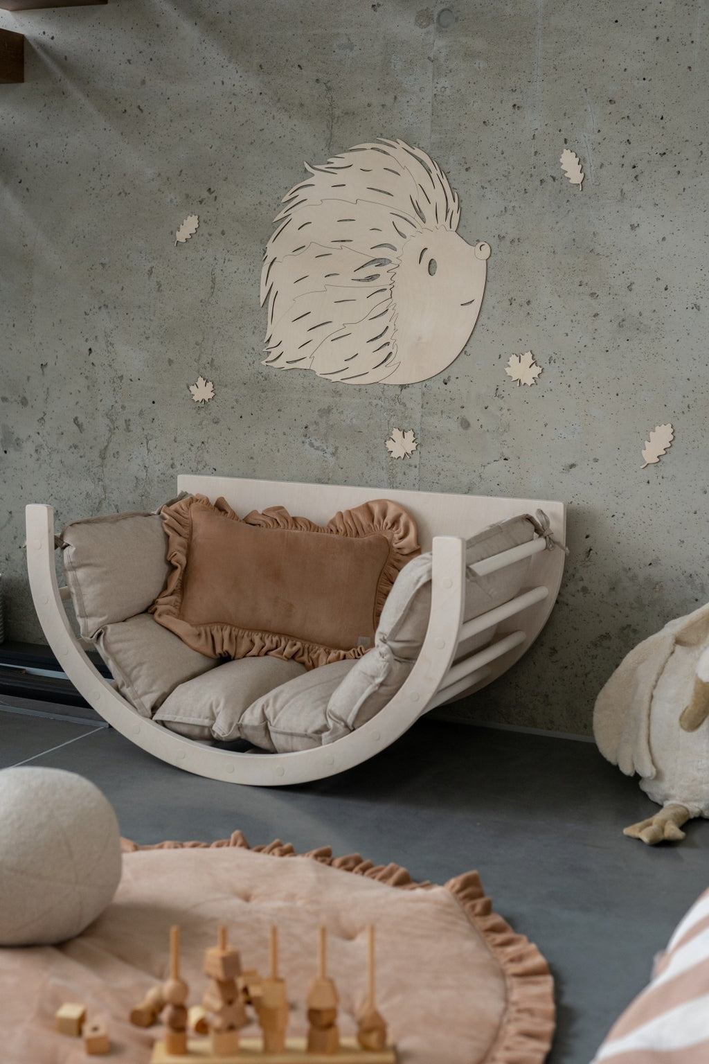 Wanddecoratie egel Cut It Now – weergave 3