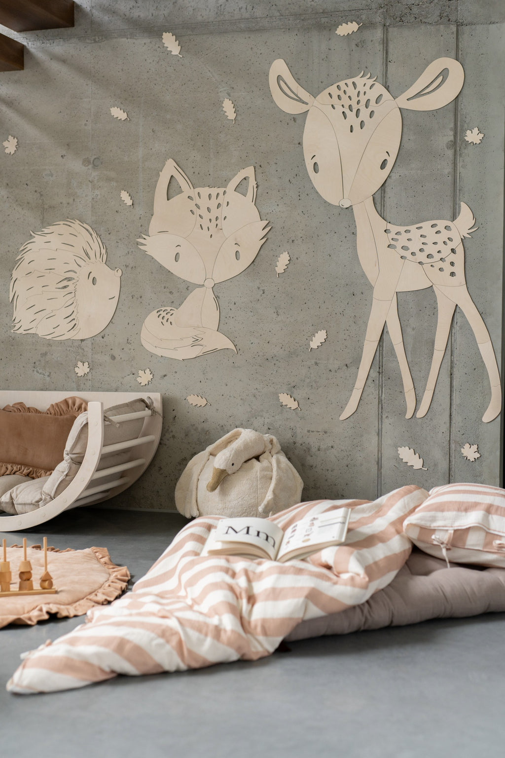 Wanddecoratie egel Cut It Now – weergave 5