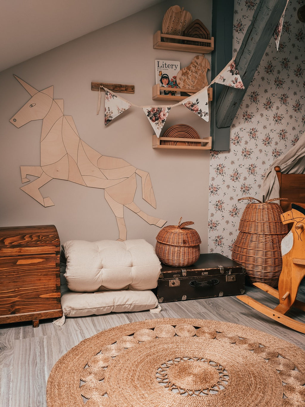 Decorazione murale cavallo unicorno Cut It Now – vista 7
