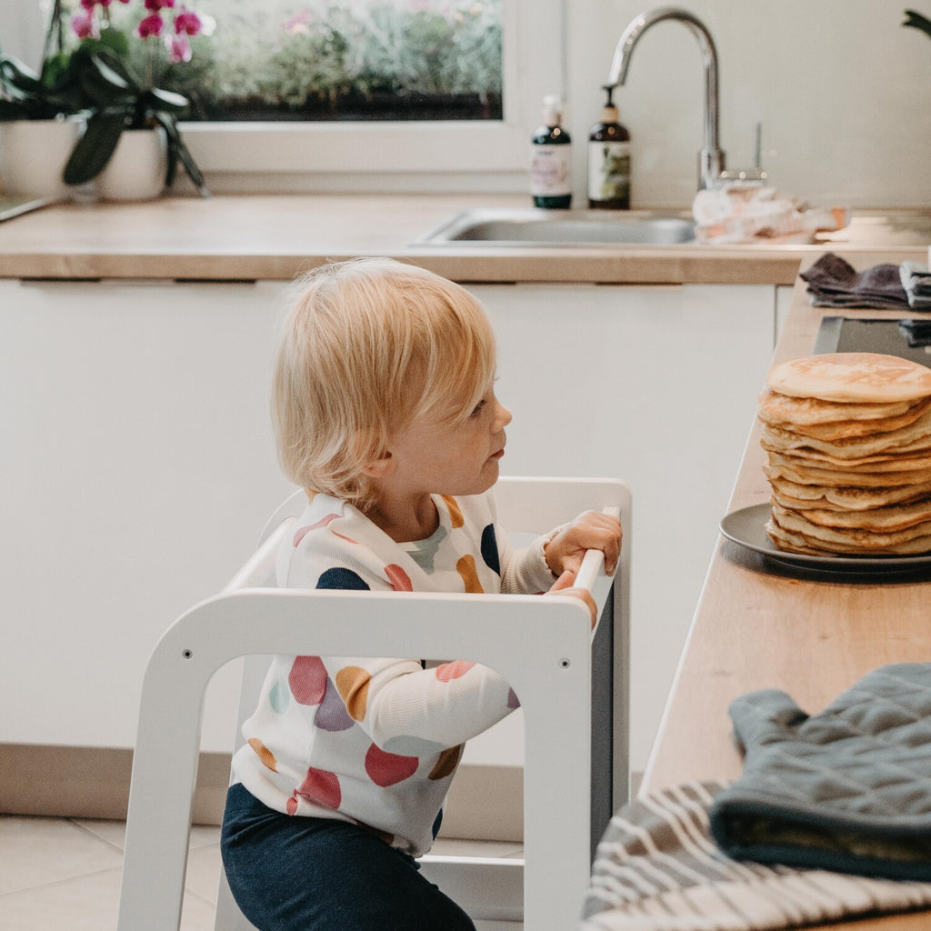 Wieża obserwacyjna z tablicą Montessori House Bed – widok 15