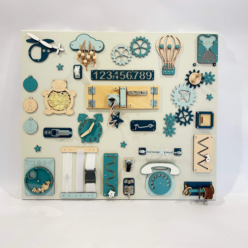 Montessori-Motorikbrett 60×70 cm BusyBunnyToys