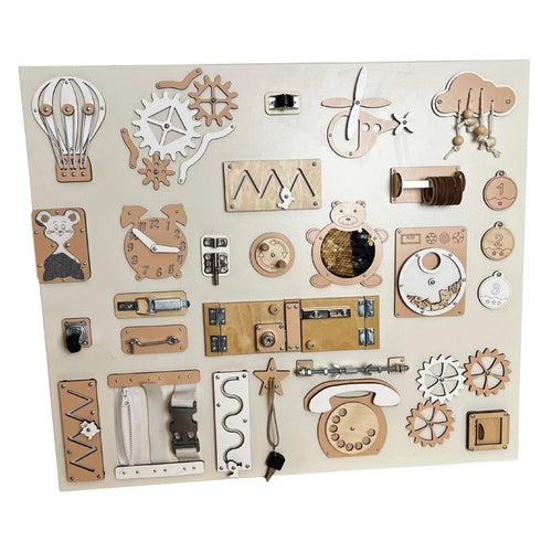 Wand-Motorikbrett 60×70 cm BusyBunnyToys – Ansicht 2